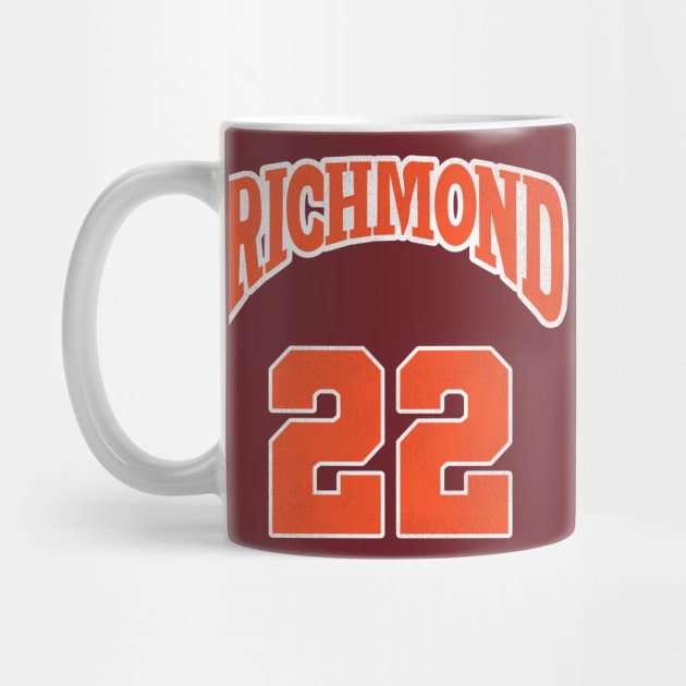 Richmond Timo Cruz Coach Carter Movie Basketball Jersey by darklordpug